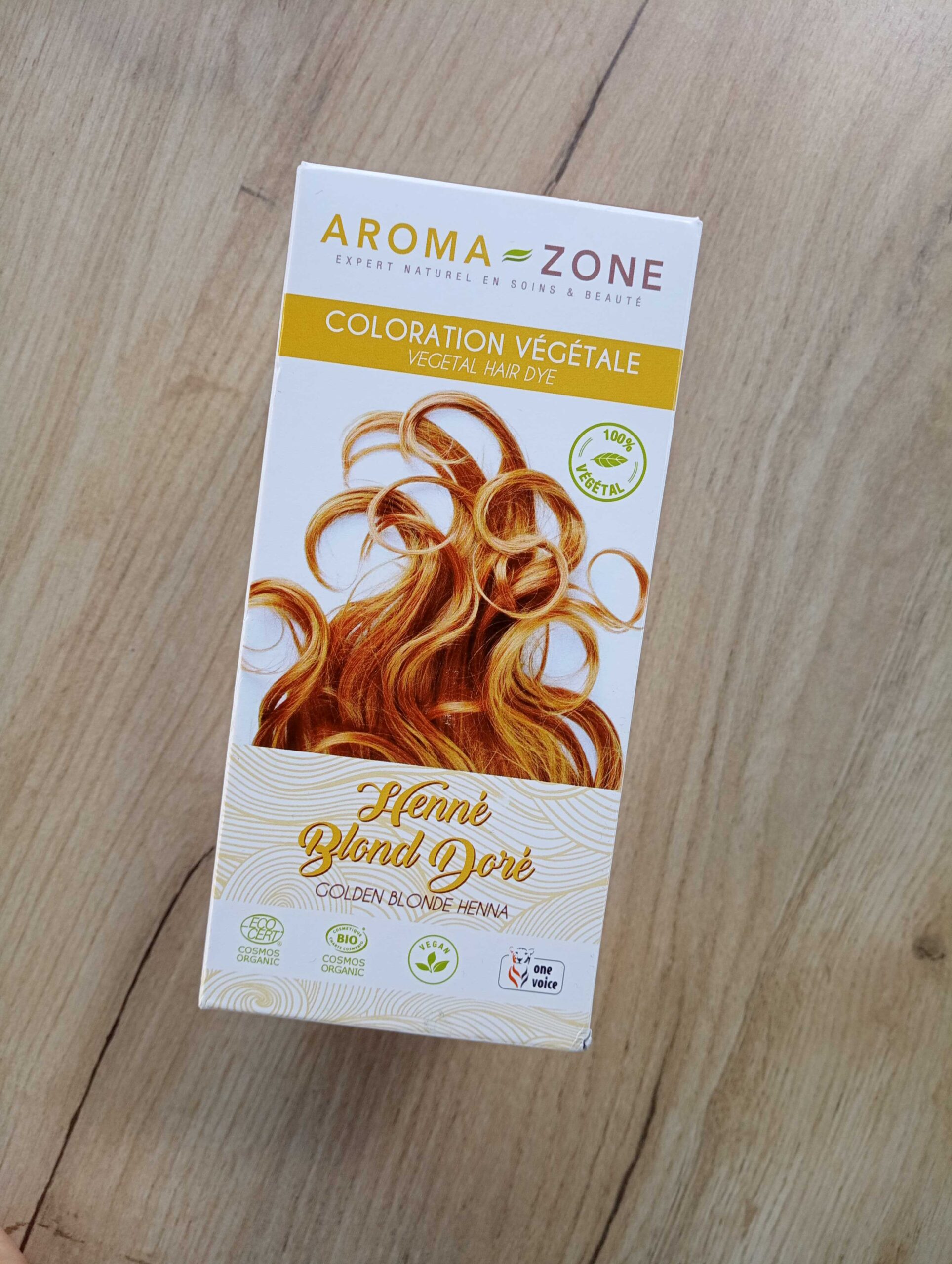 Золотисто-русява хна, 200г (рослинна фарба)