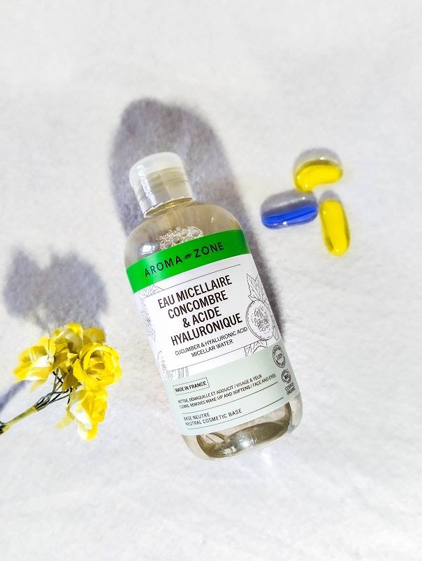 Міцелярна вода з огірком та гіалуроновою кислотою, 250 мл