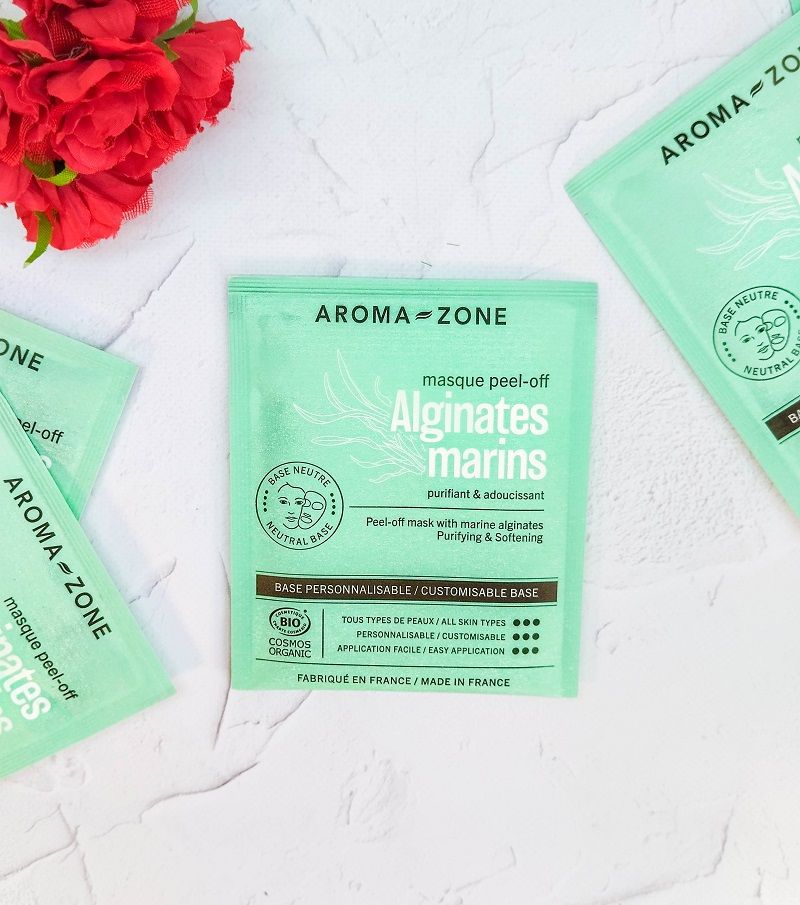 Відлущувальна маска з органічними морськими альгінатами