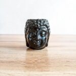 Аромалампа Будда, чорна, 7х7х8,5 см