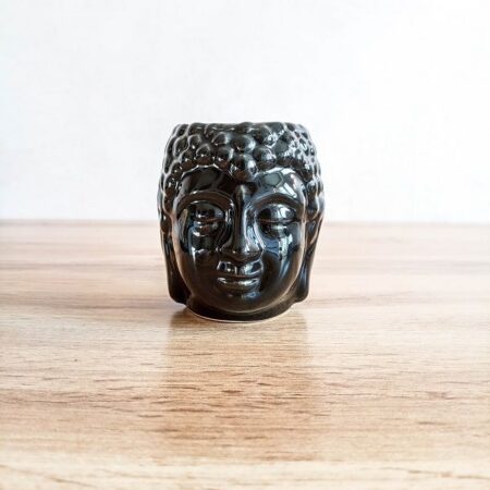 Аромалампа Будда, чорна, 7х7х8,5 см