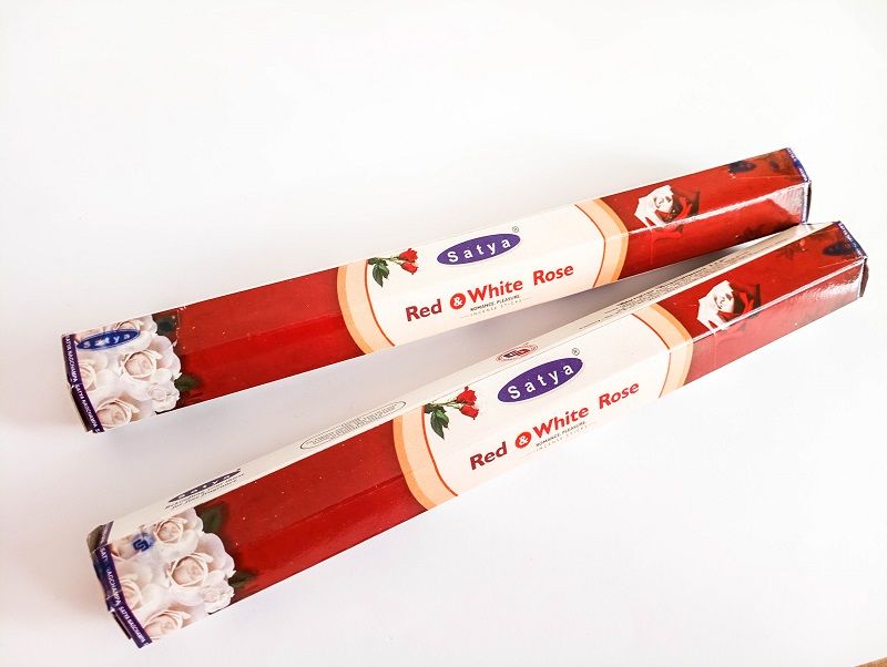 Пилкові пахощі аромапалички Red&White Rose (Червона та біла троянда) Satya