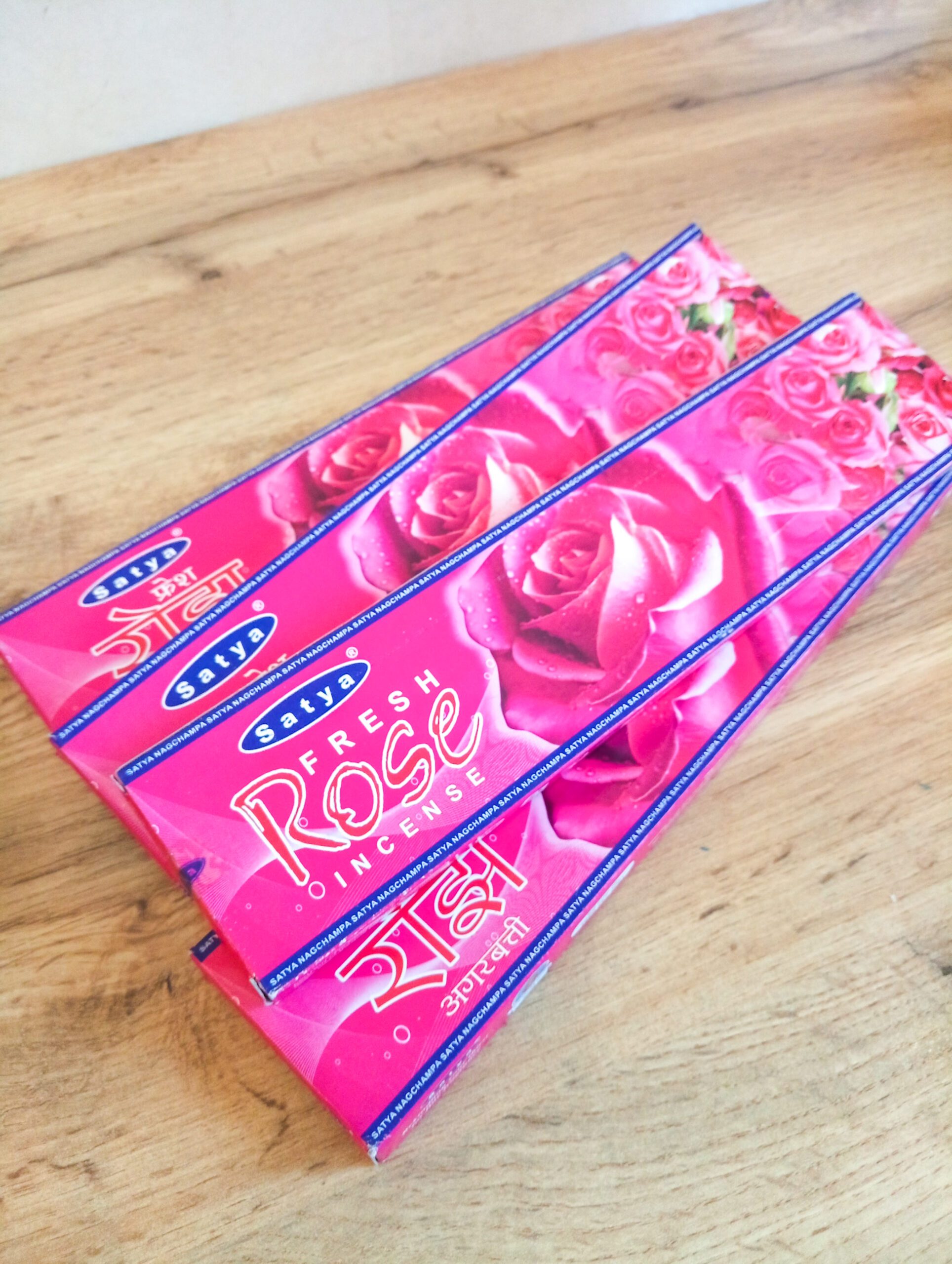 Пилкові пахощі аромапалички Fresh Rose (Свіжа Троянда) Satya